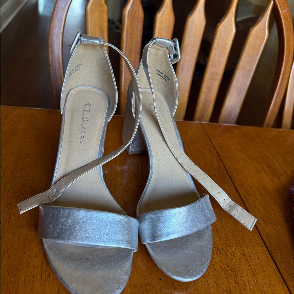 Silver heels